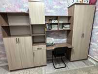 Шкаф партасы және кітап салатын полкасымен жағдайы жақсы
