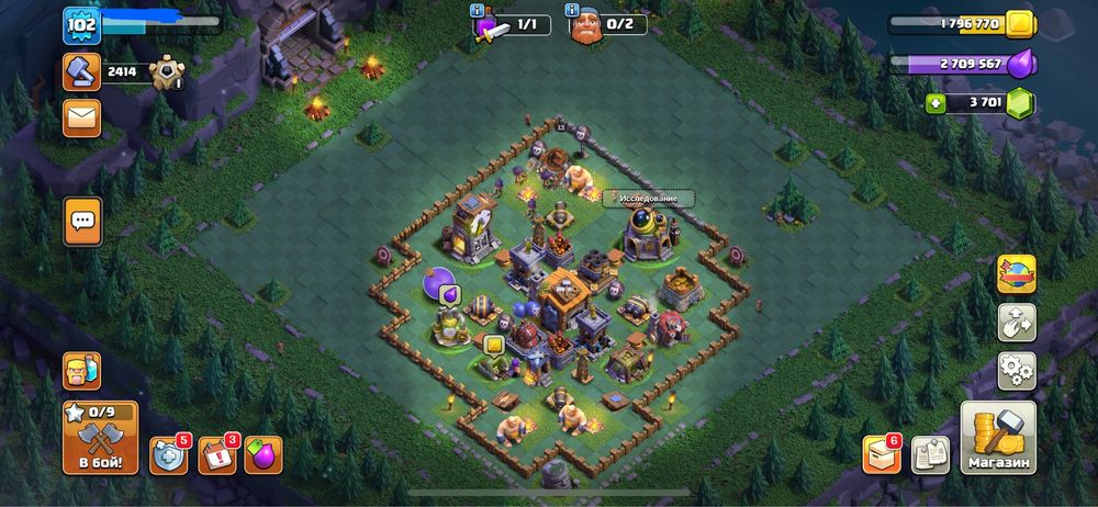 Достойный аккаунт Clash of Clans