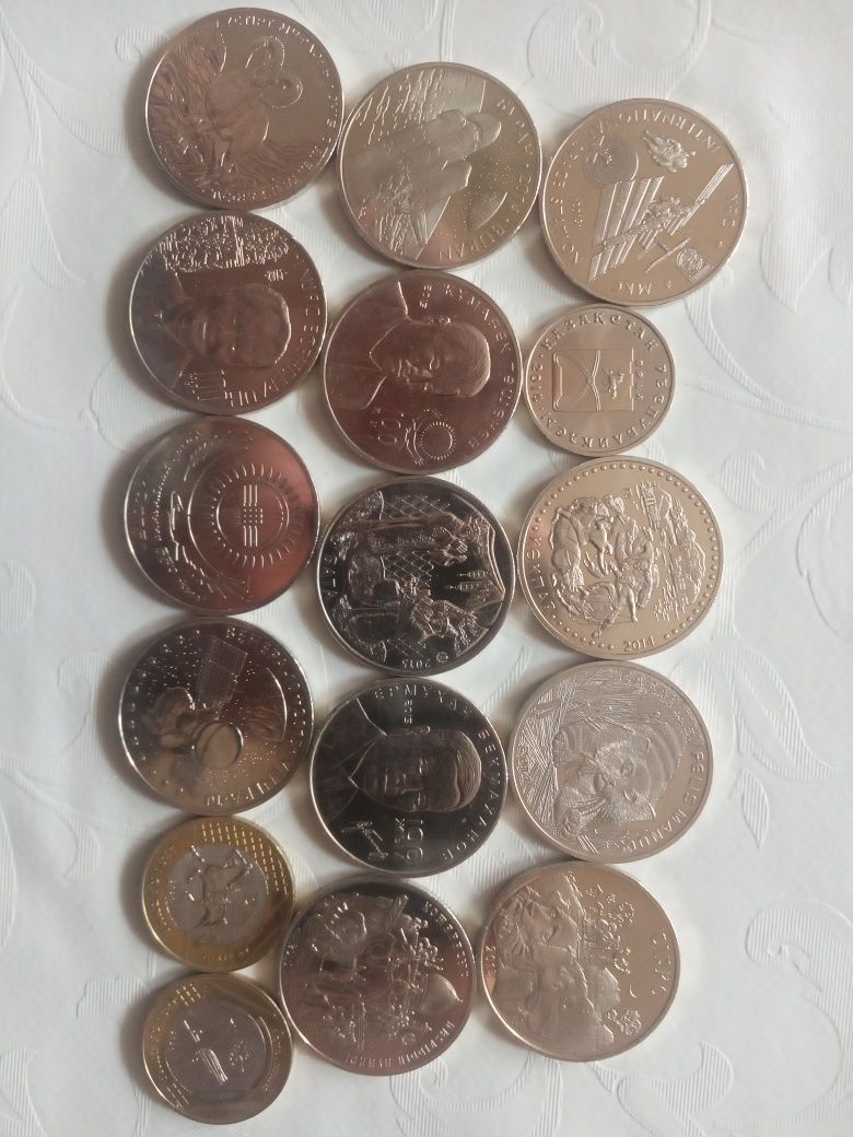 Продам коллекцию казахстанских юбилейных монет, все сразу