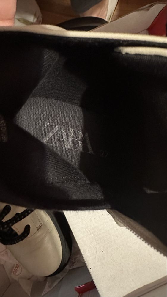 Осенняя обувь ZARA для девочек, 27 размер