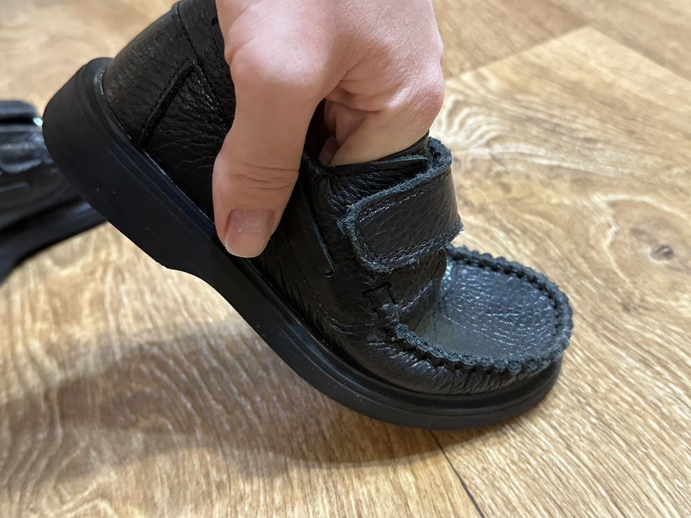 Туфли кожанные Fast step, мокасины для мальчика , туфли детские