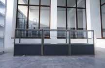 Стеклянные витрины, прилавки на выбор в магазин, супермаркет alvp