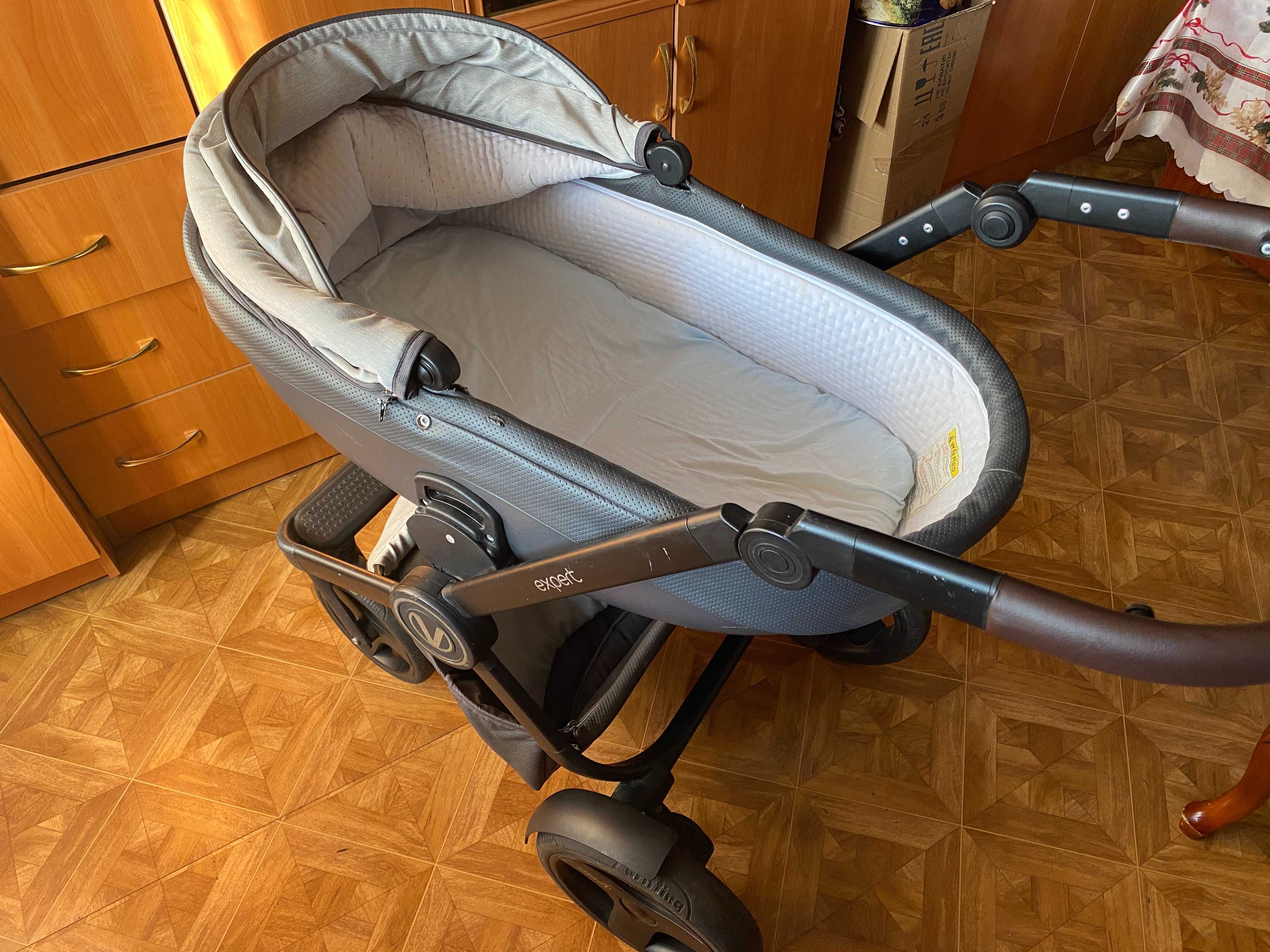 Детская коляска Verdi Expert 3в1 (Польша), плюс автокресло