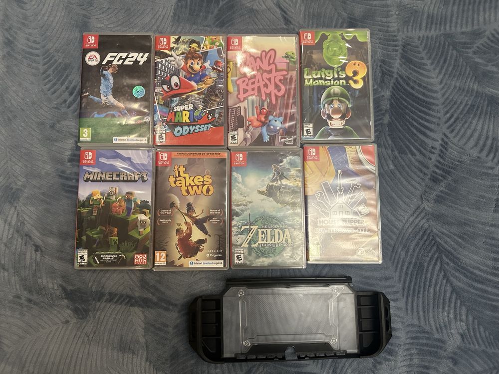 Продам nintendo switch oled очень хорошая комплектация