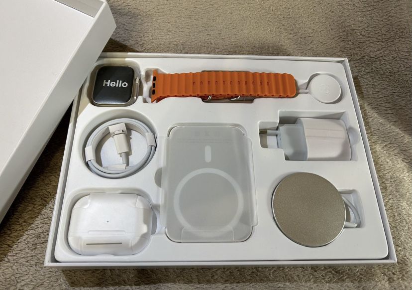 НАБОР 6 в 1 Apple Watch 8 ultra + AirPods