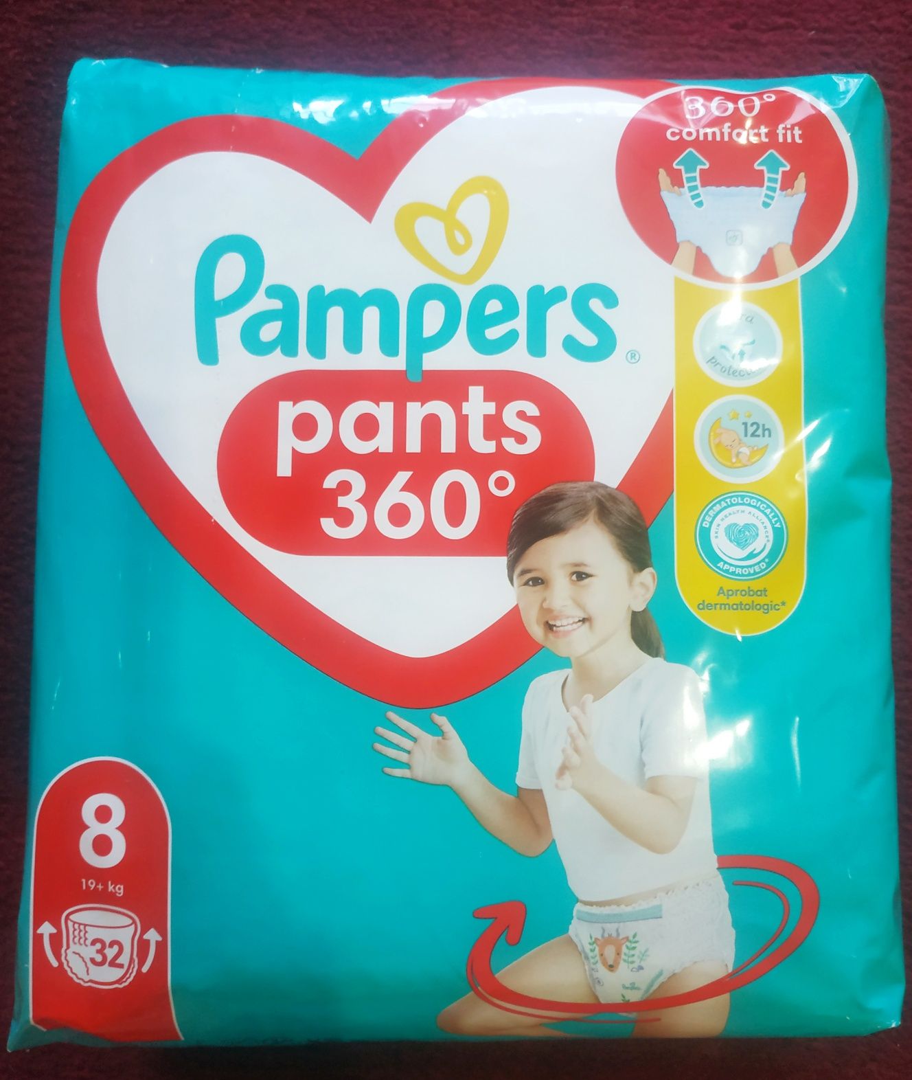 Pampers pants 8 19+ кг XXL / Подгузники трусики / Памперсы