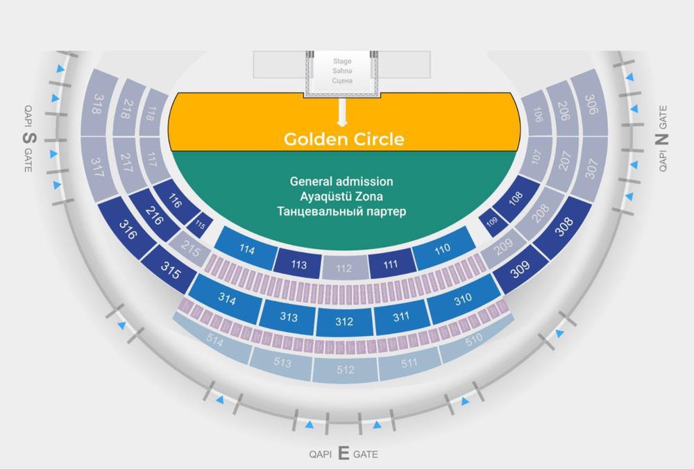 Продам 3 билеты на Джастина Тимберлейка в Баку, golden circle