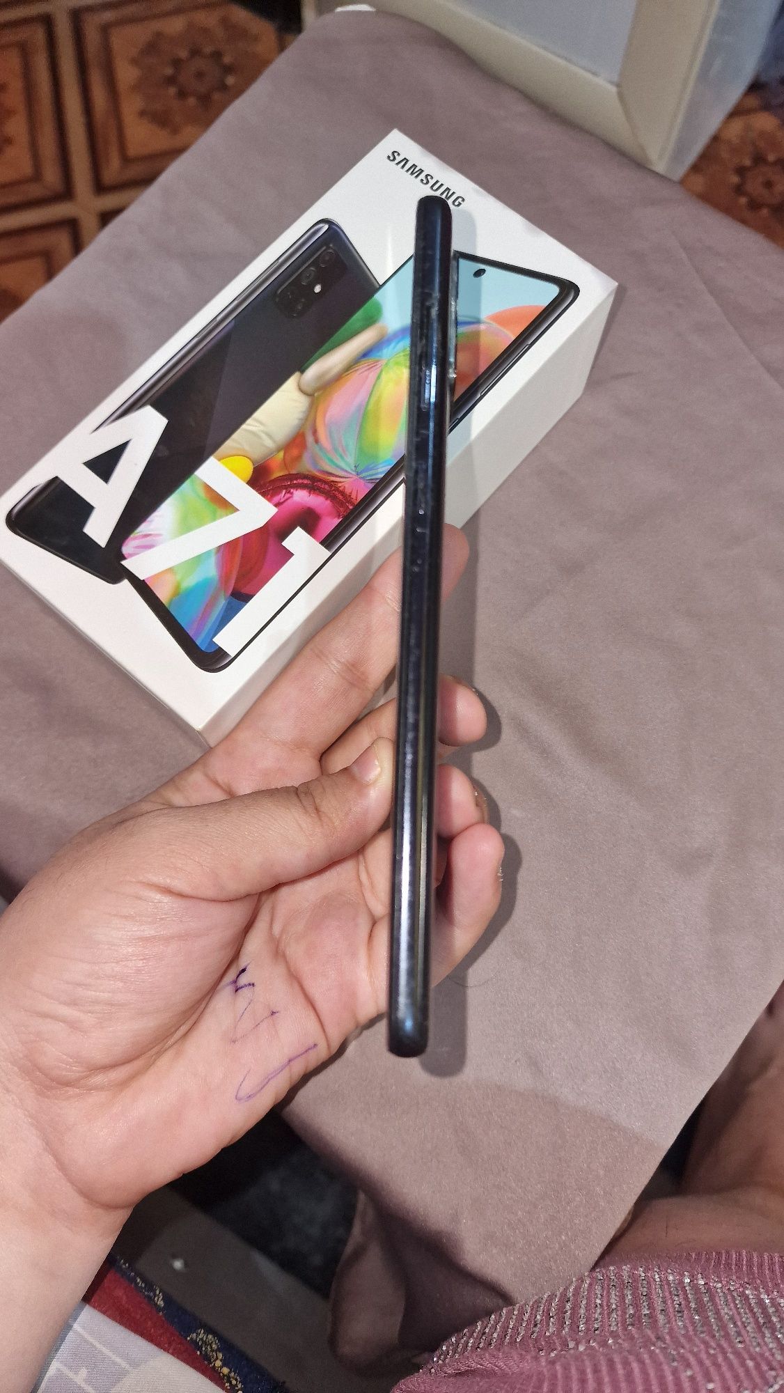 Samsung galaxy a71 күшті тел.