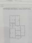 Продаю трёх комнатную квартиру на 6 микрорайоне 42 доме