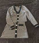 Костюм с юбкой Zara твидовый