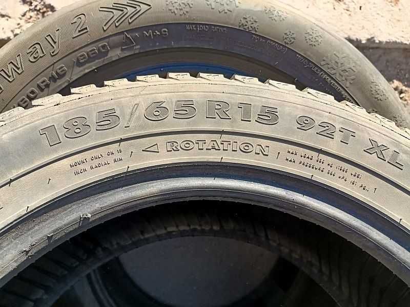 Шины 185/65 R15 - "Nokian Nordman 5" (Россия), зимние.