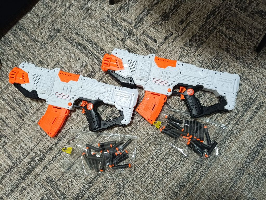 Nerf 2 шт., патроны, игрушки автоматы, пистолет