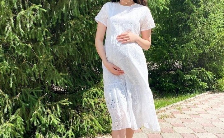 Платье для беременных и кормящих мам