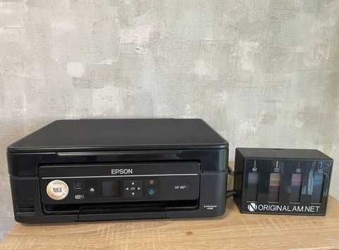 Цветной МФУ принтер с Wi-Fi печатью Epson XP-340