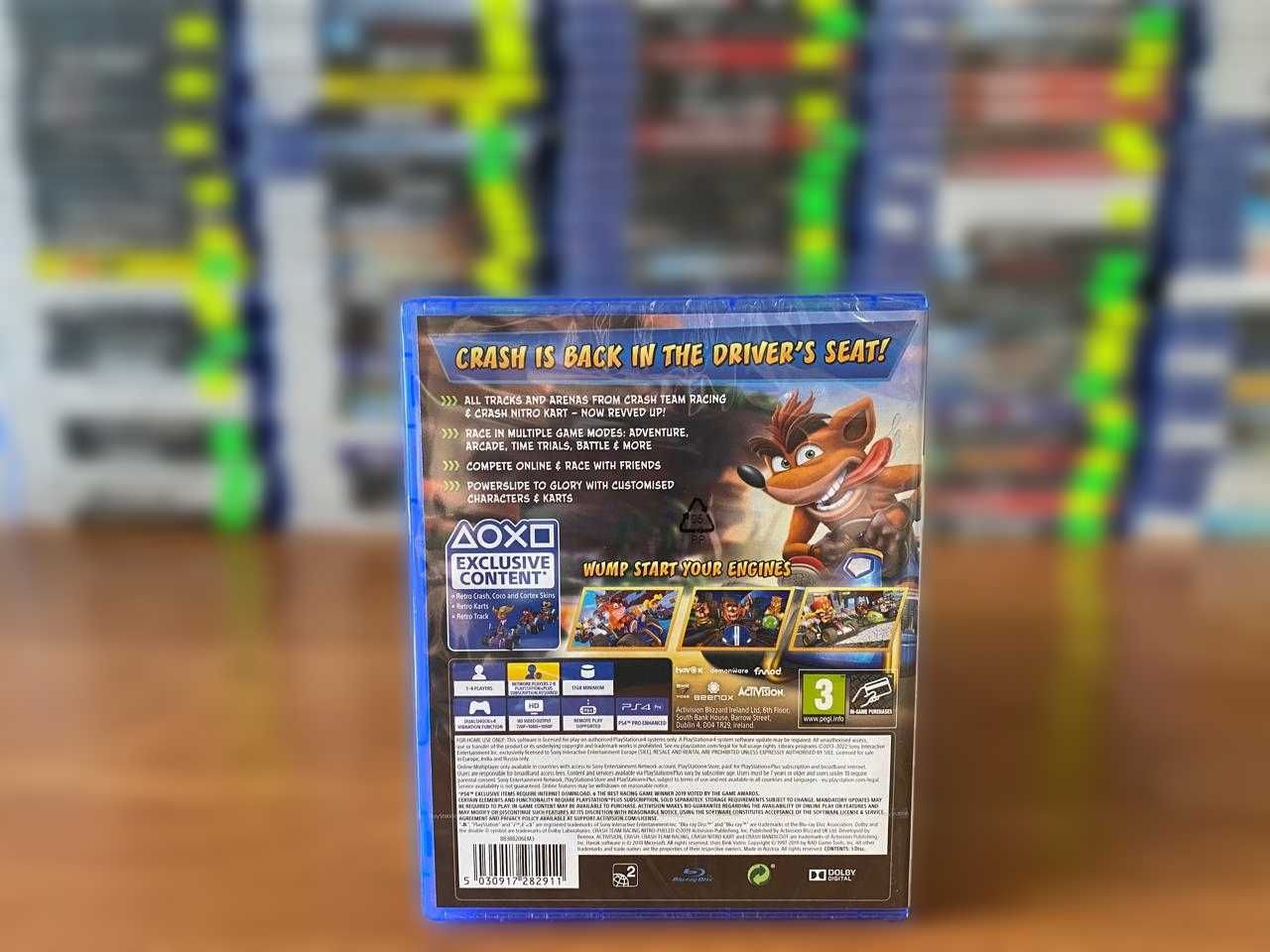 НОВЫЙ Crash Team Racing Nitro-Fueled PS4/PS5 Большой Выбор Игр