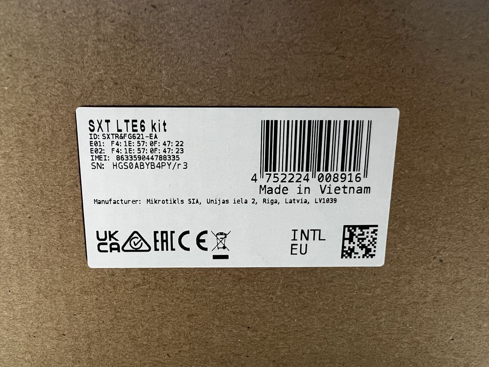SXT LTE6 kit — точка доступа компании MikroTik