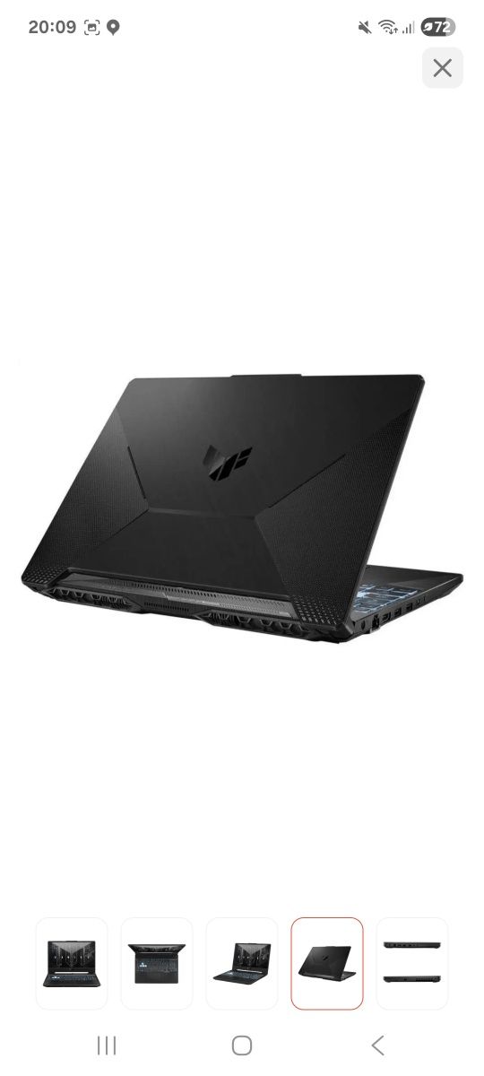 Ноутбук ASUS TUF Gaming A15 15.6" / 8 Гб / SSD 512 Гб / Win 11 / FA506