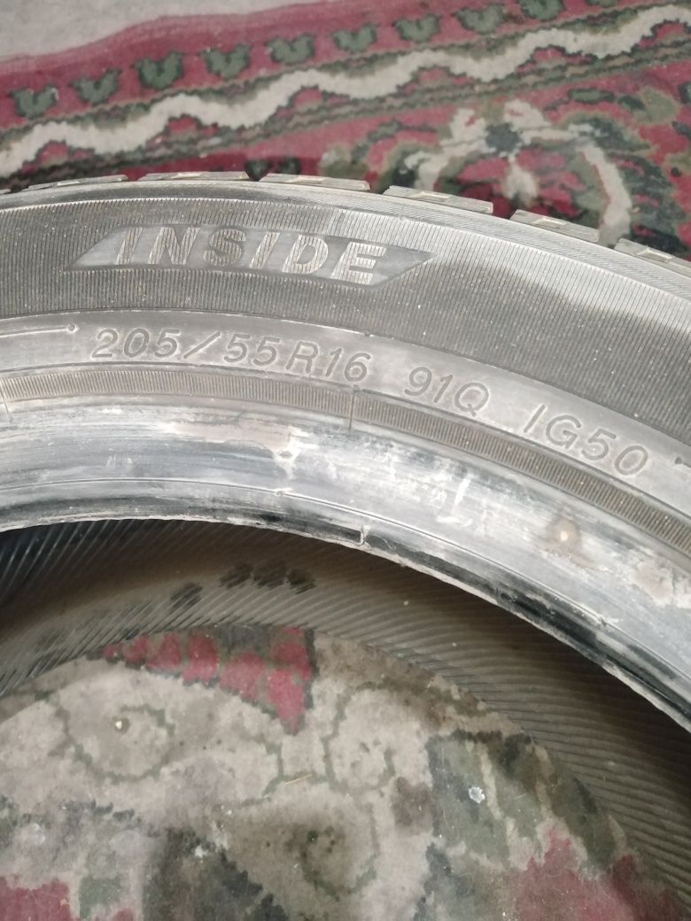 Зимняя резина 205/55 R16 липучка