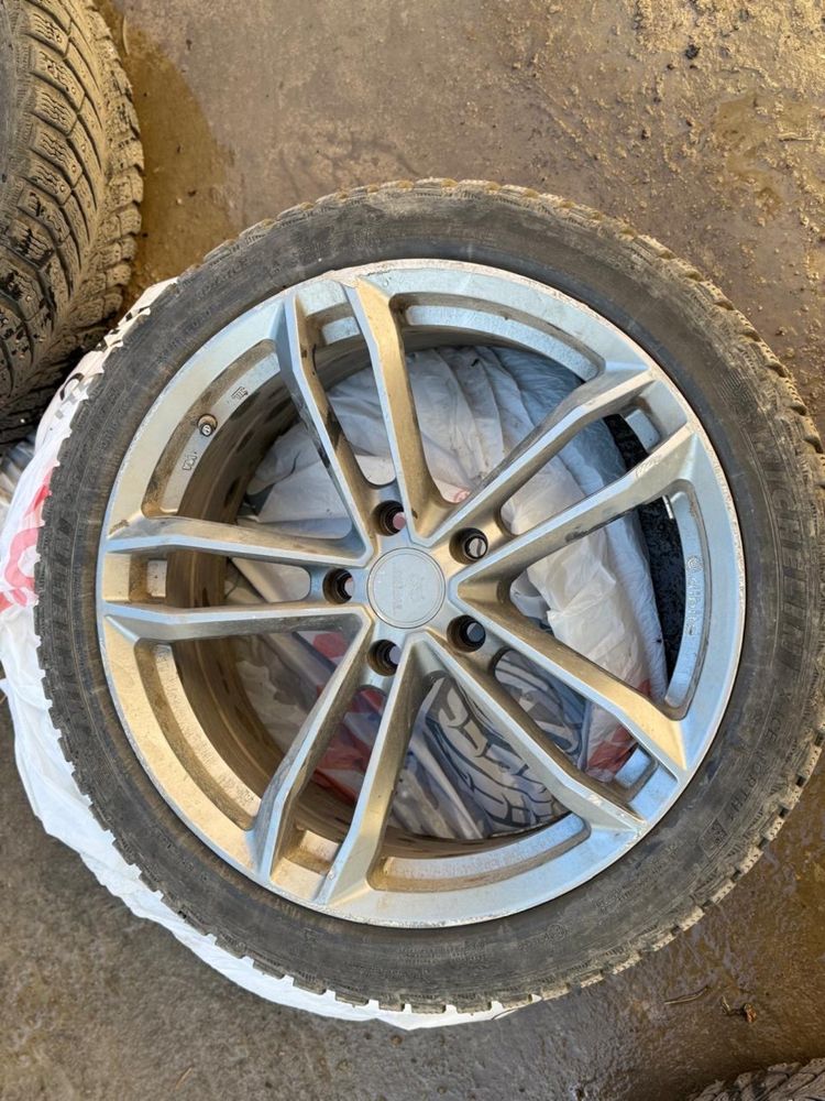 Диски R18 5x114.3 Toyota Lexus Шины Michelin Зима