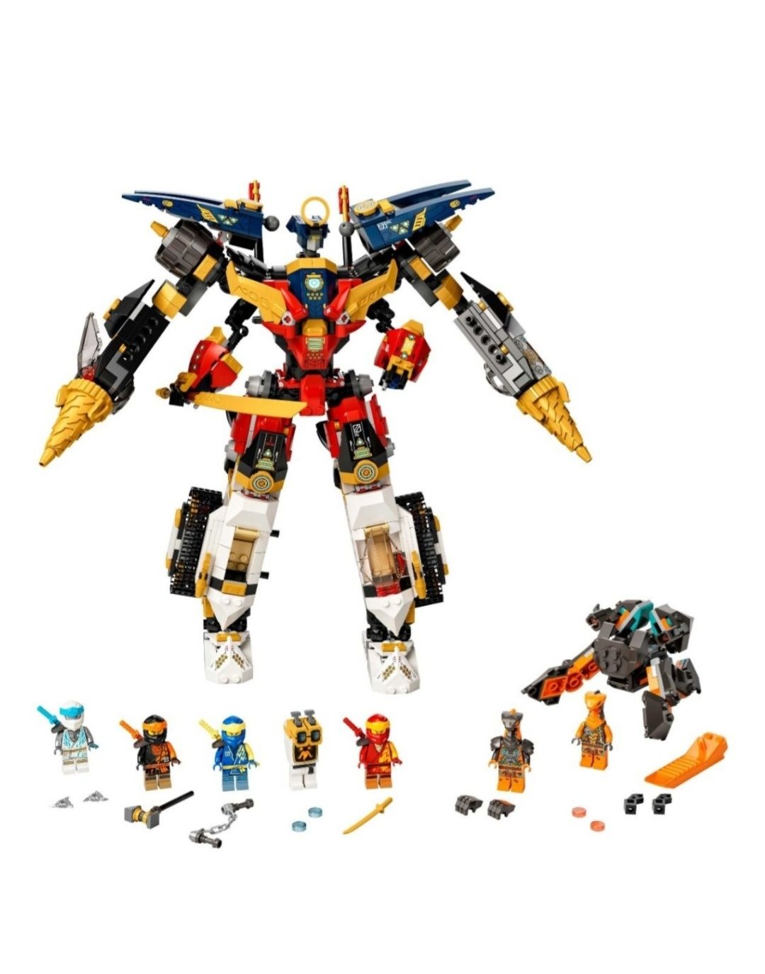 Конструктор lego ультра-комбо-робот ниндзя 71765, деталей 1104 шт