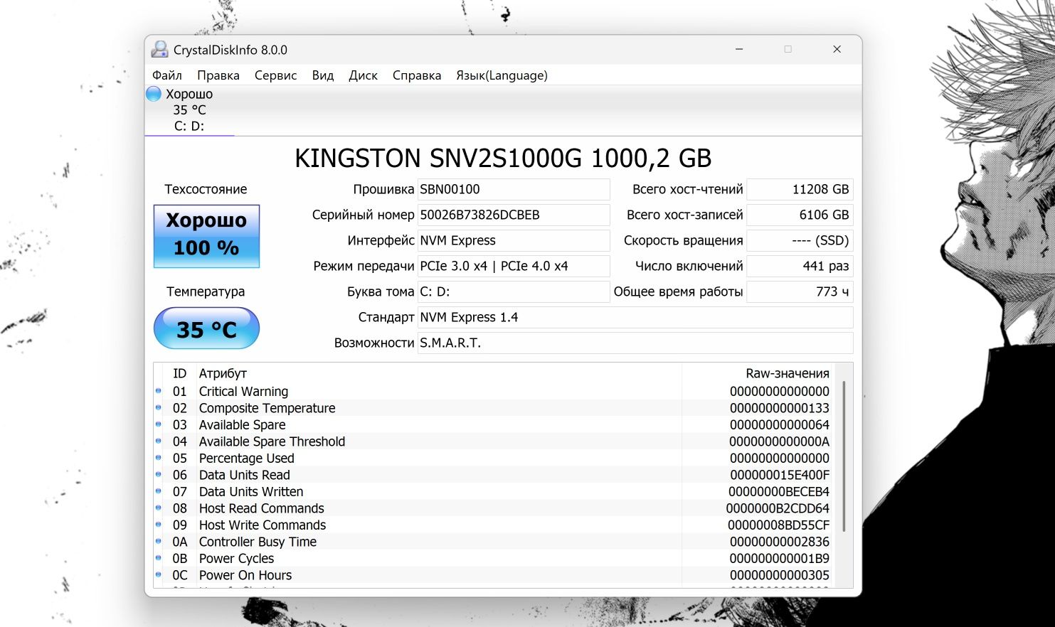 Ssd Kingston 1 tb 1000 gb