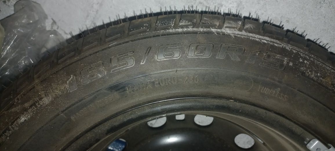 185/60/r15  жазғы дөңгелек дискімен! Жаңа!