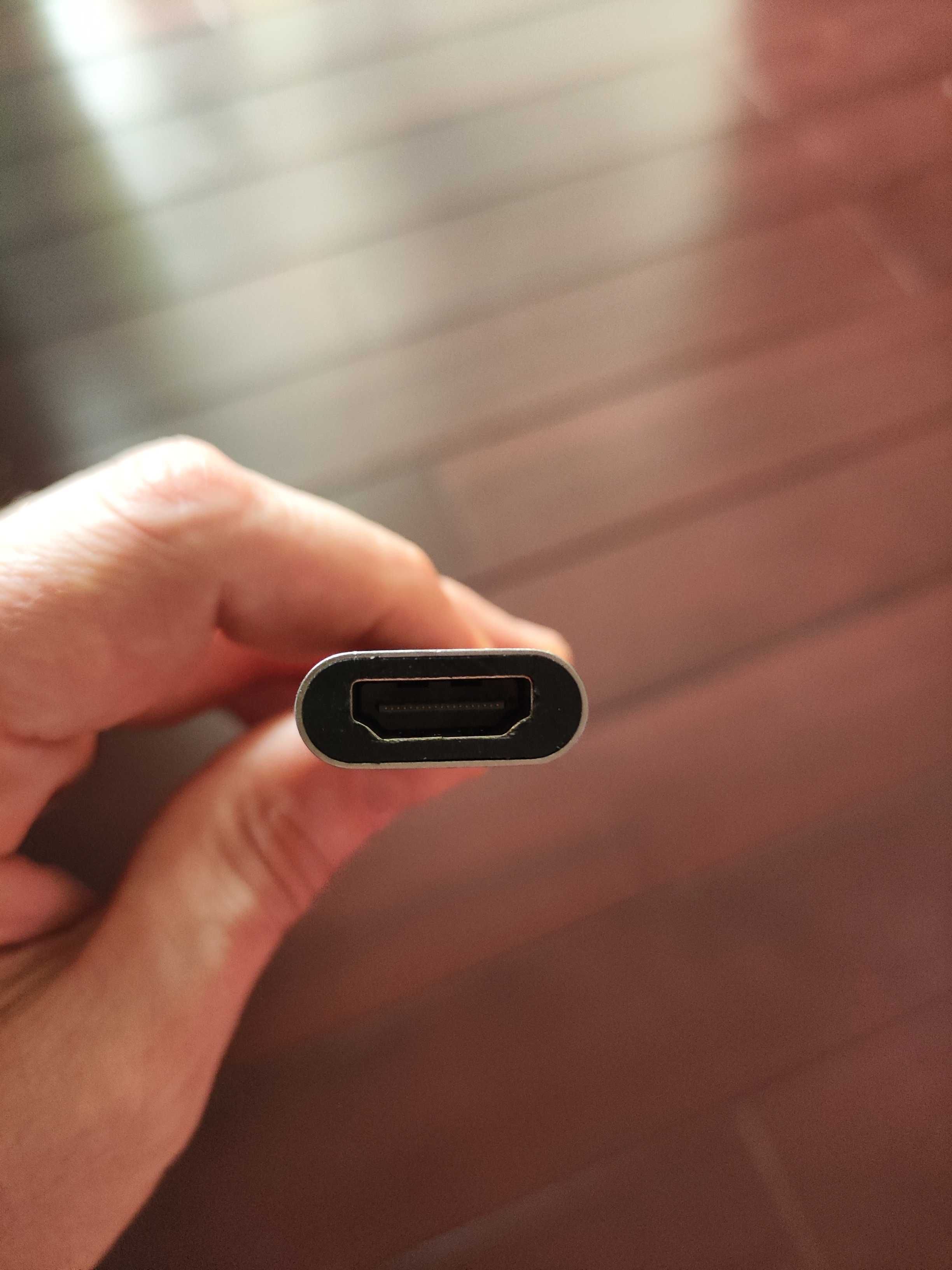 Переходник 4K HDMI кабель на Type C