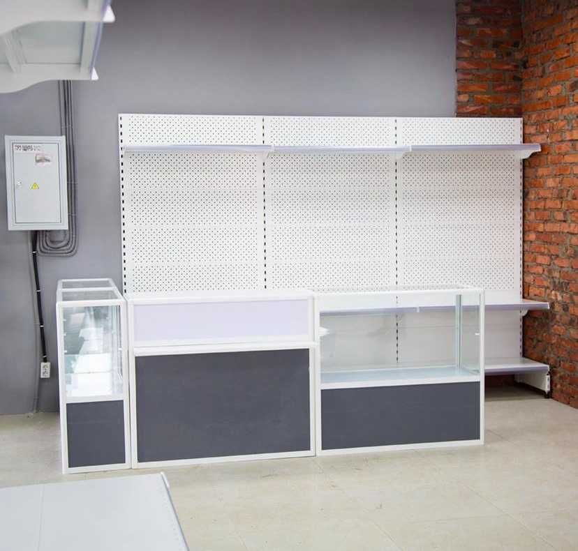 Торговое оборудование для магазина, стеллаж, прилавок витрина alto