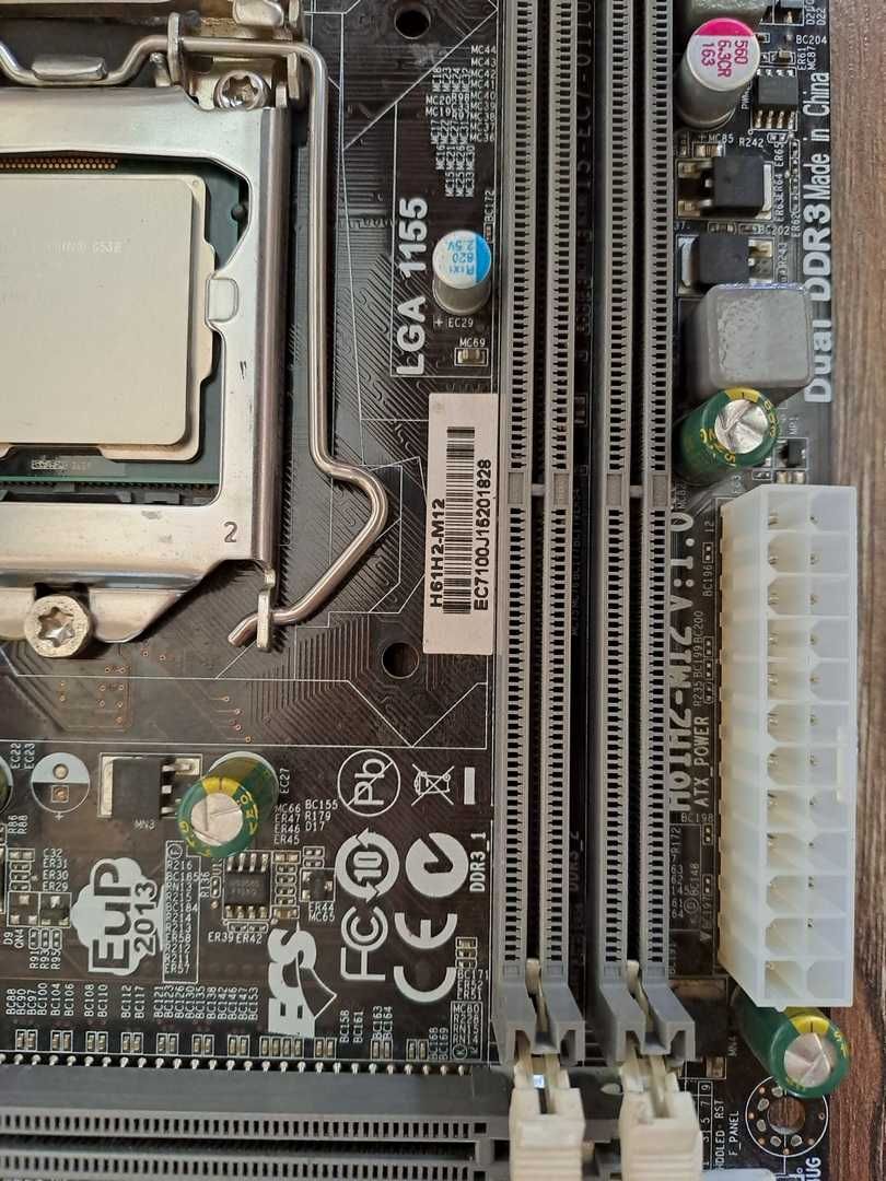 Материнская плата Ecs Elitegroup H61H2-M12 (V1.0) lga 1155