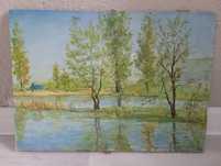 Картина "На пикнике", Ведерников В., холст, масло