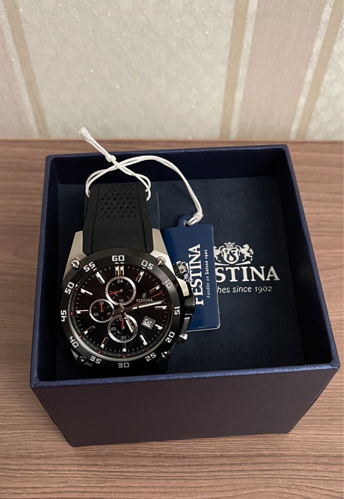 мужские часы festina новые