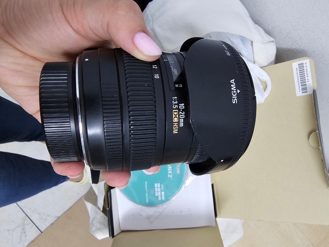 Объектив sigma 10 - 20 mm, сверхширокоугольный