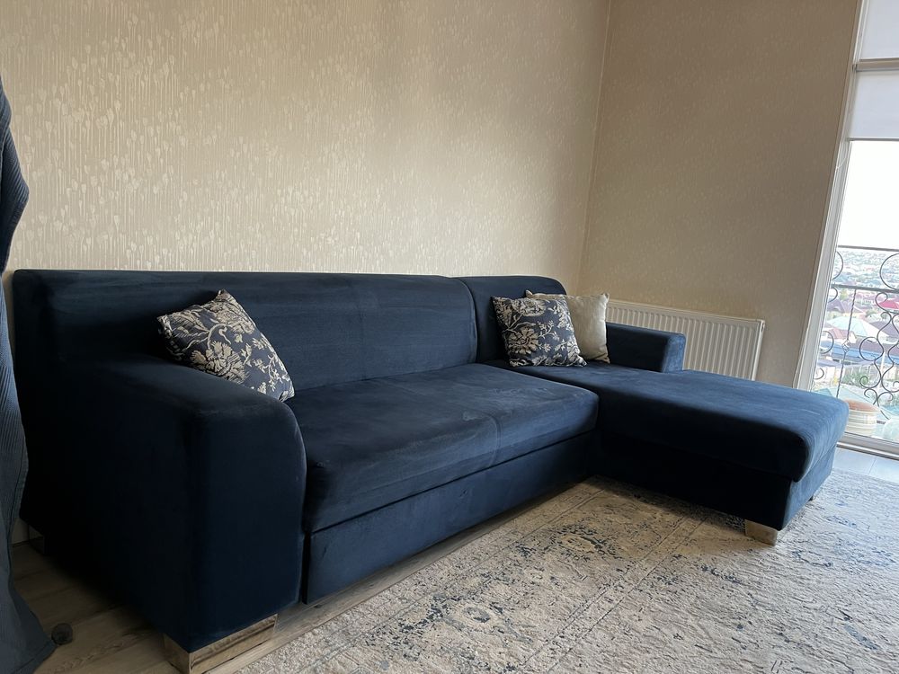Угловой диван Enza Home с ящиком, 280×160 см