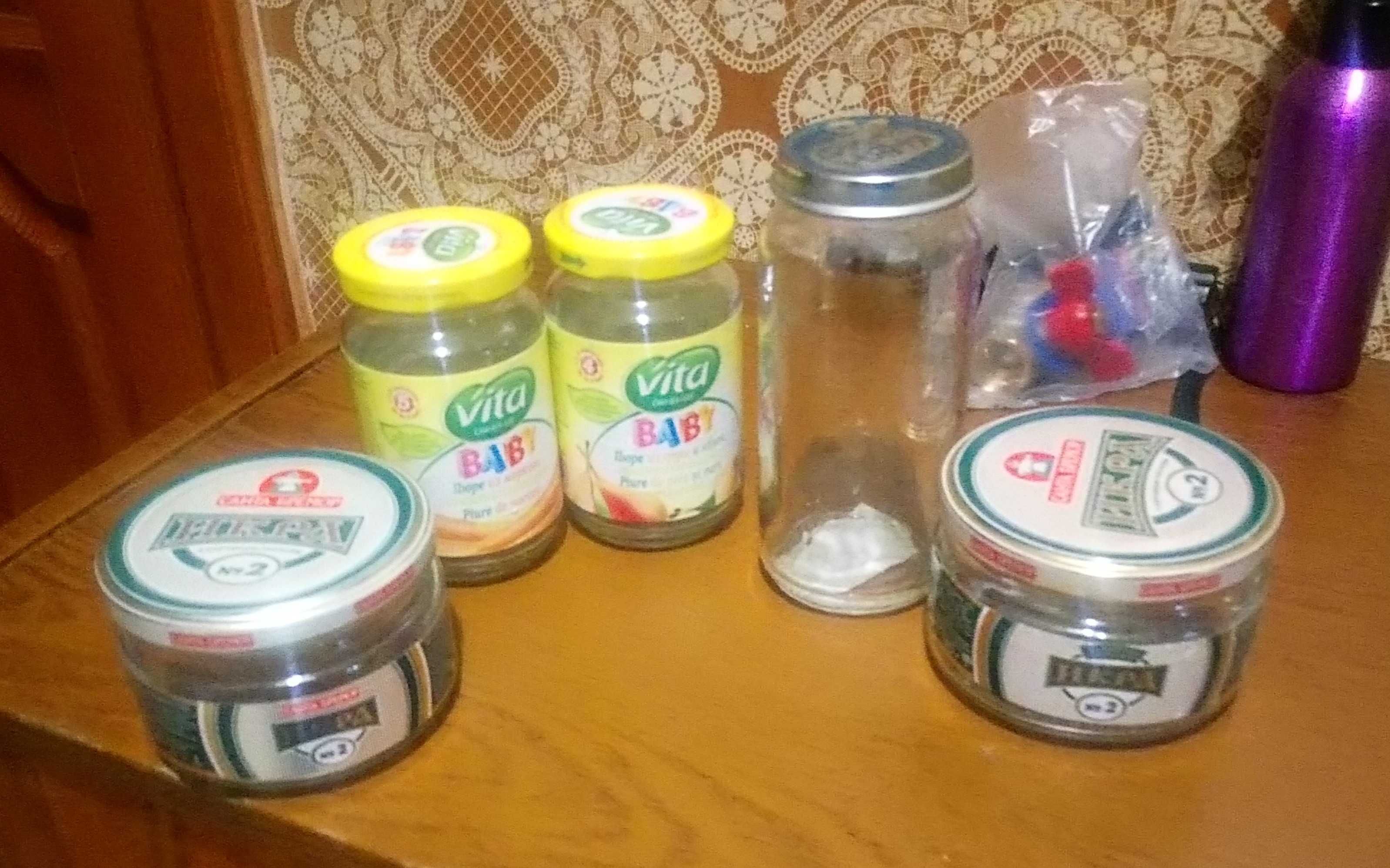 Банки стеклянные, для консервации.