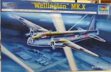 Сборная модель  самолета Wellington MK.X