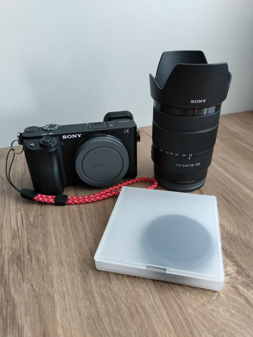 Sony a6400+sony 18-135 (3,5-5,6)+ND filter