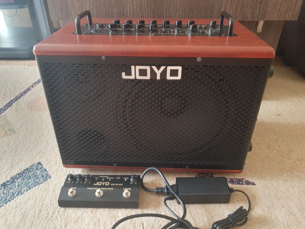 Комб для Акуст-гитары,микрофона JOYO BSK-60 встроенный аккумулятор