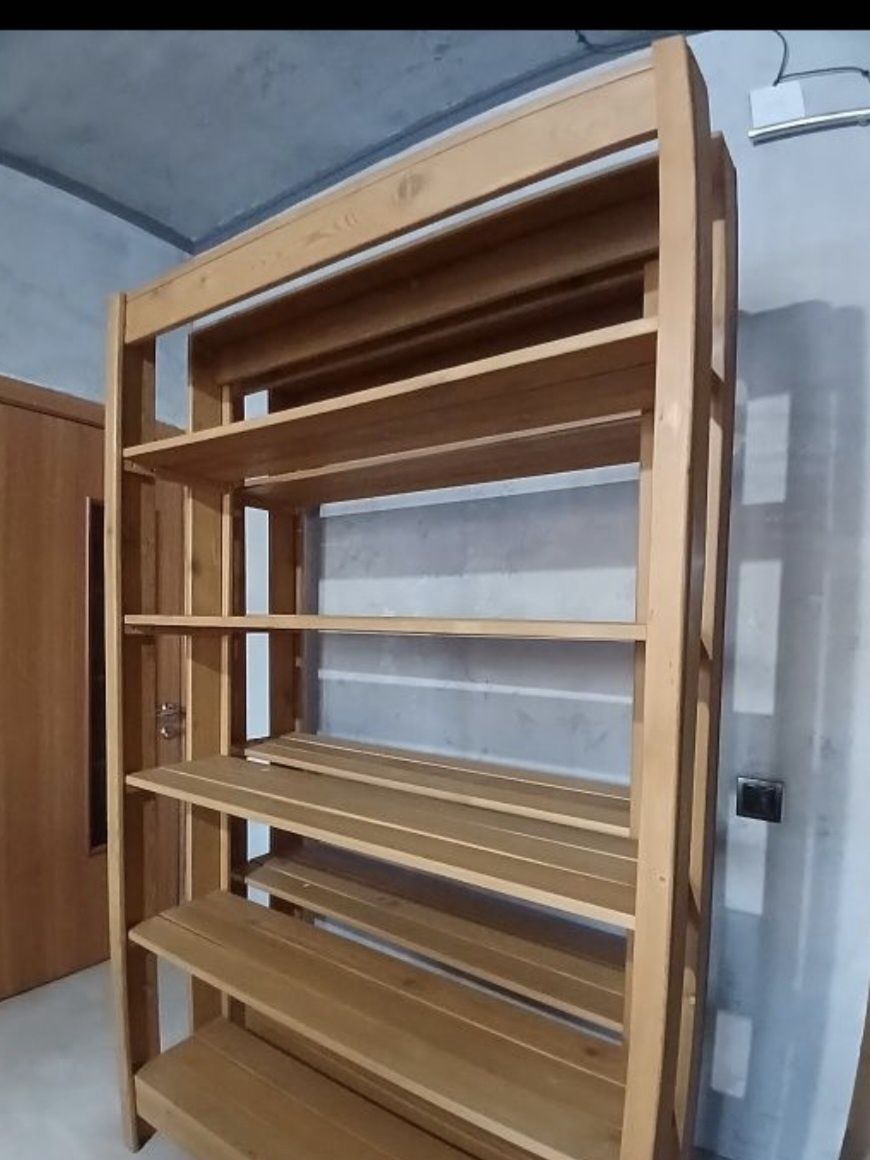 Стеллаж, полки из сосны для магазина, дома и т.д.