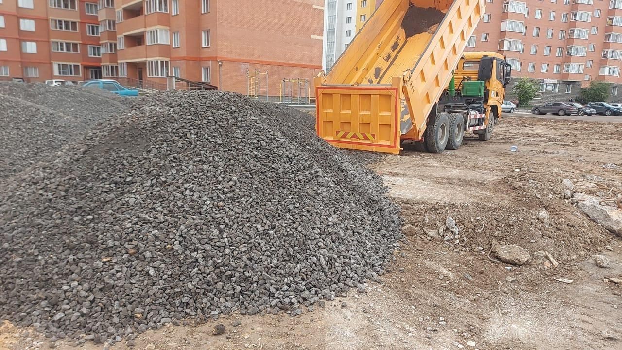 Доставка  щебень песок дресва отсев грунт