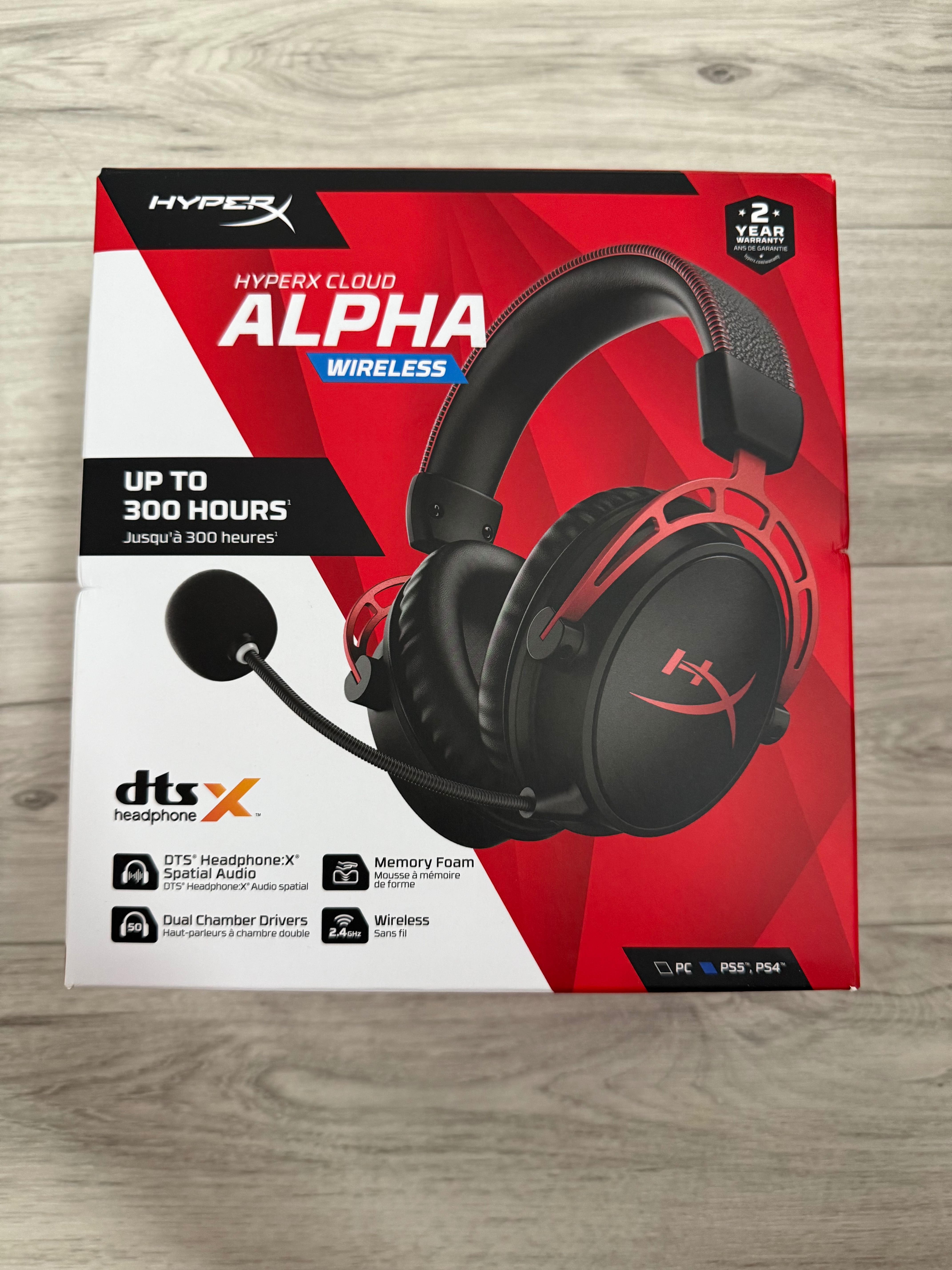 Наушники hyperx cloud alpha wireless