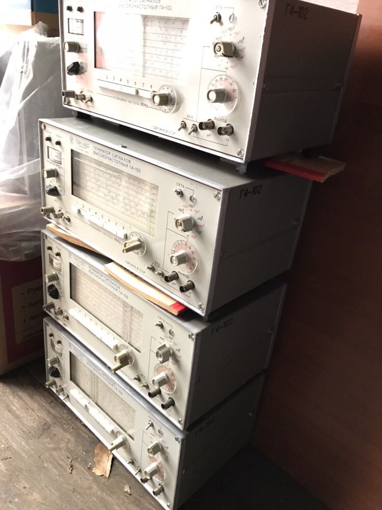НОВЫЙ генератор высокочастотных сигналов Г4-102 частотомер