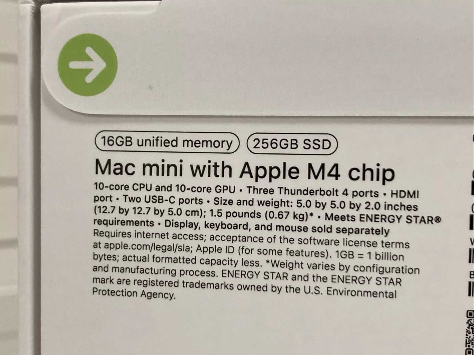 Apple Mac Mini M4 с 10-ядерным центральным процессором. Новинка 2024г