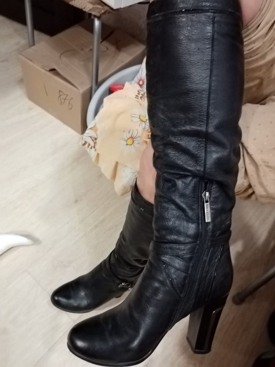 Сапоги женские, зимние, европейка