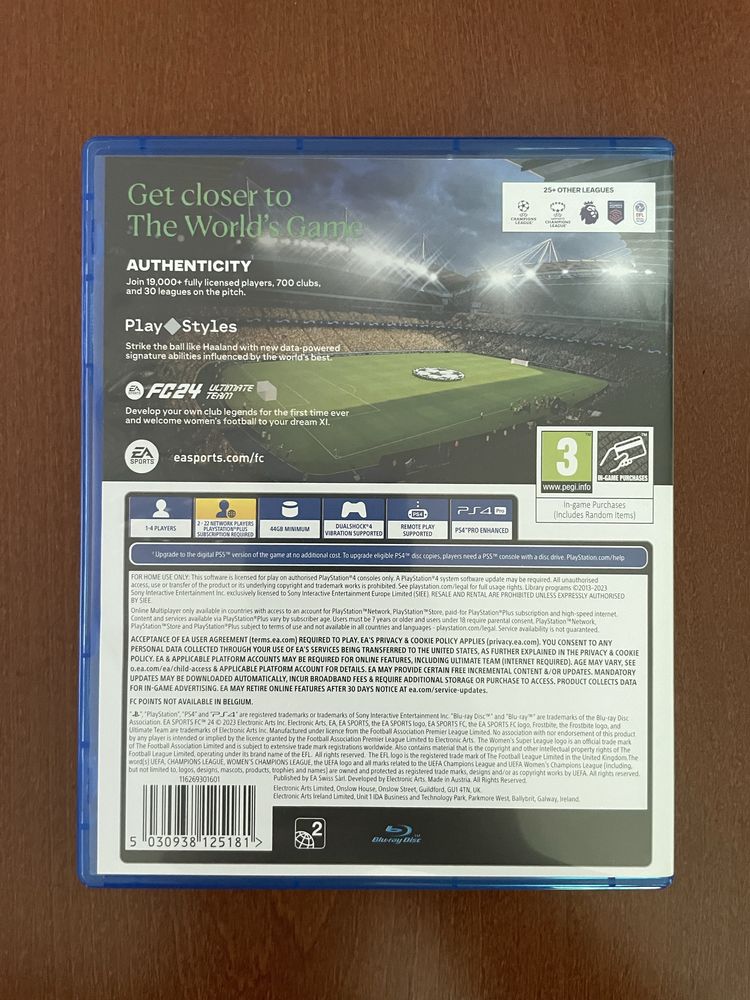 FC 24 для PlayStation 4