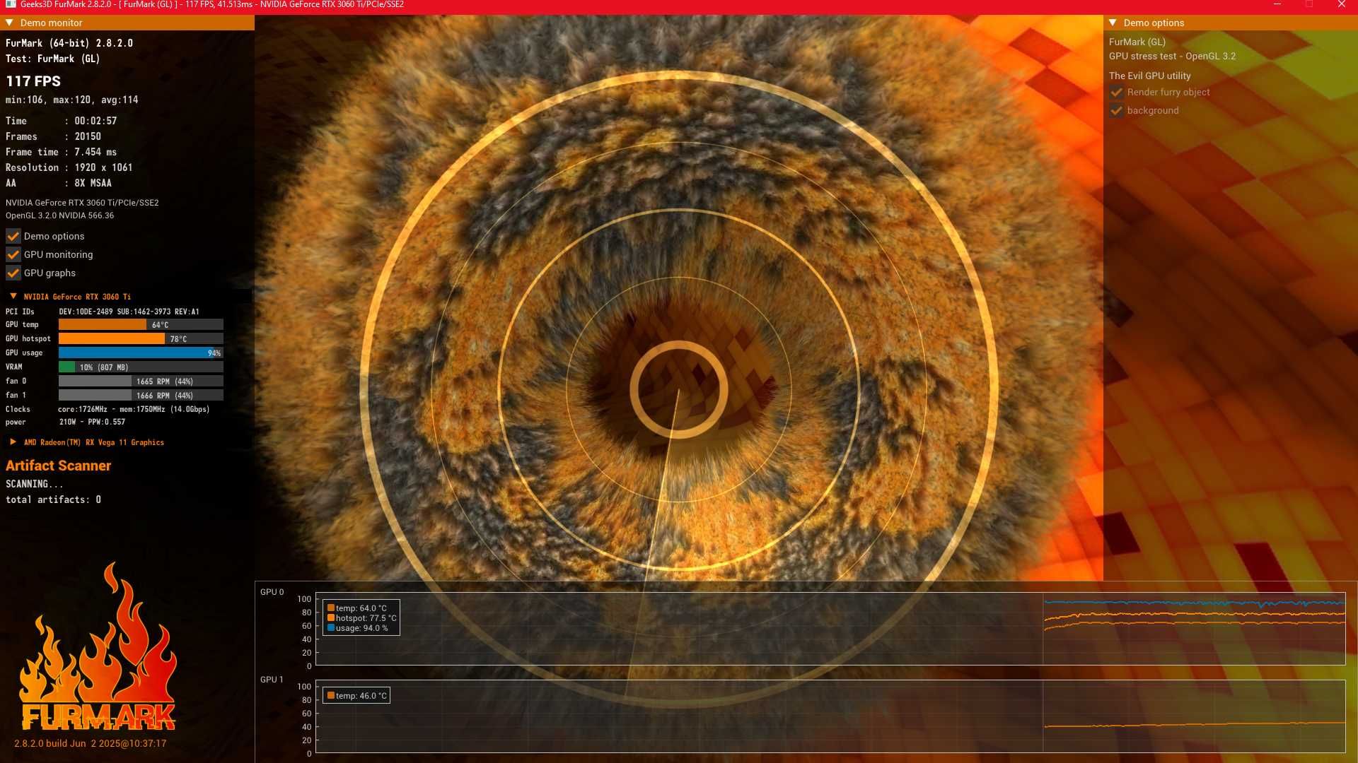 MSI Geforce RTX 3060Ti Gaming X 8192Mb 256bit