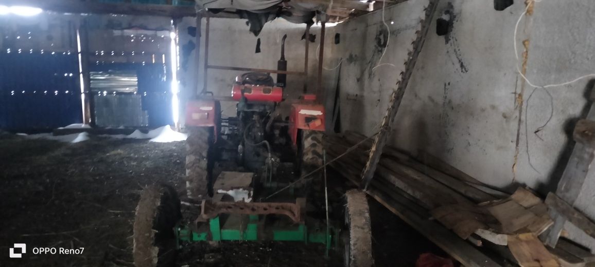 Китайский  трактор 4х4, прицеп, косилка прицепной