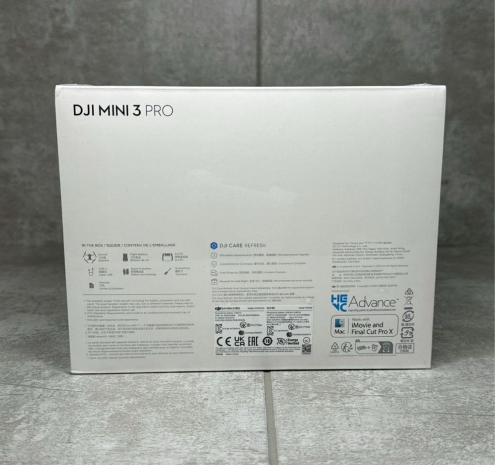 Запечатанный квадрокоптер Dji Mini 3 Pro