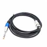 Аудиокабель XLR F 3 pin - Jack 6.35 M 3 м