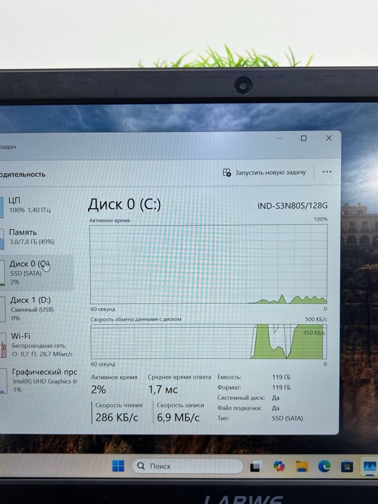 Labwe Celeron N4 Ram 8gb ssd 128gb(2)