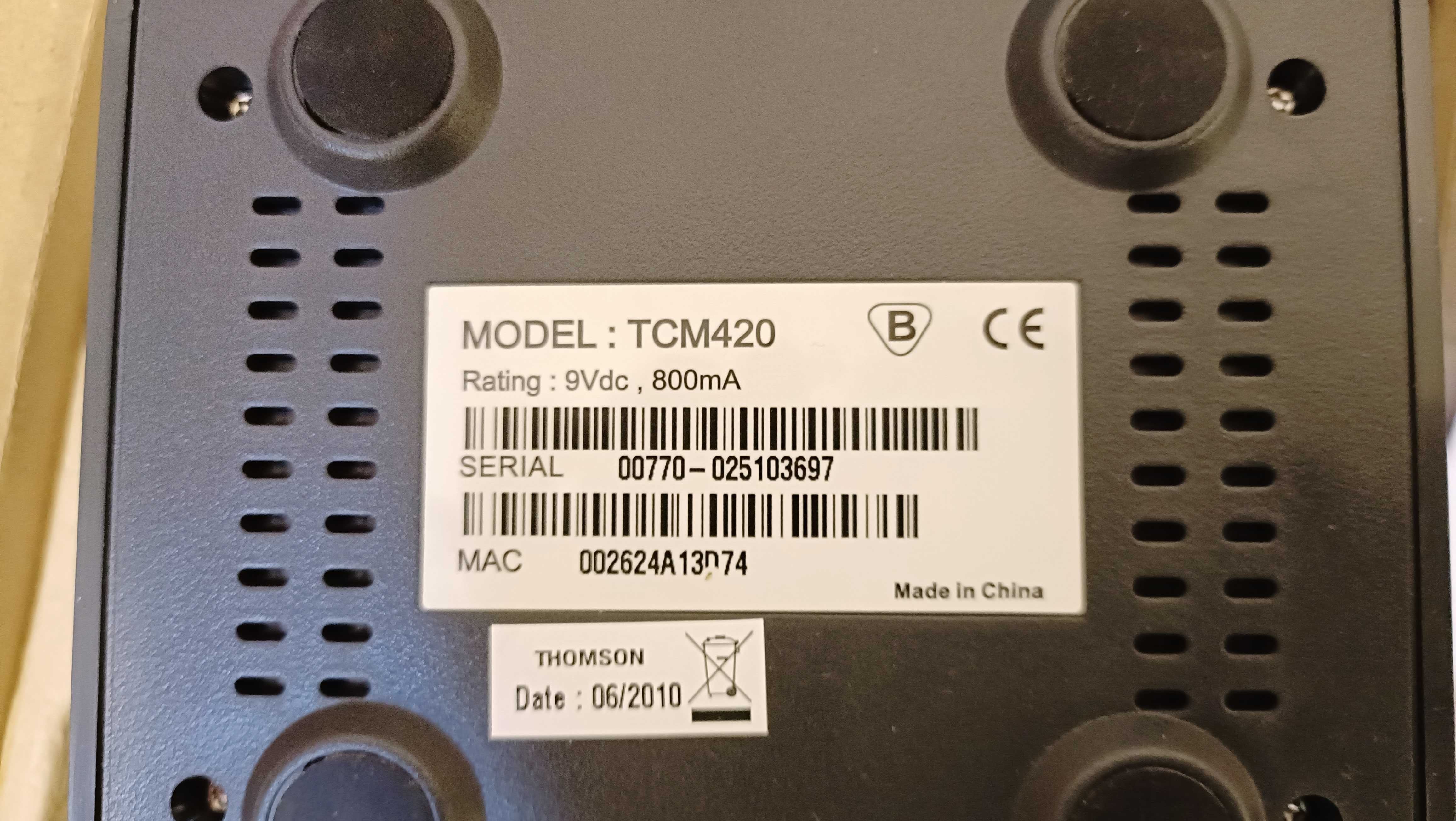 Модем Thomson (DOCSIS)